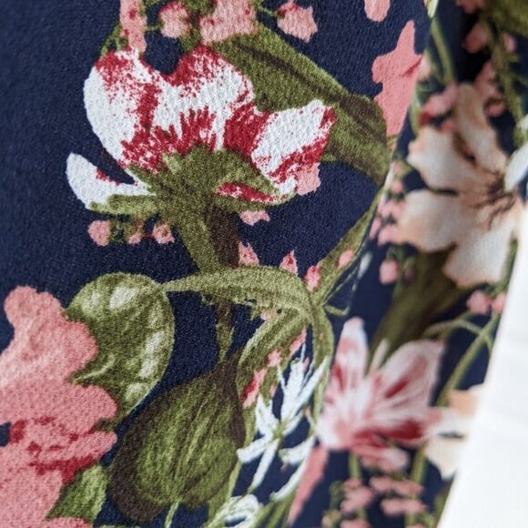 Ripe floral off shoulder navy dress Medium K - Picture 9 of 10